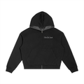 BlessTheHustle Contrast Plaid Boxy zip up